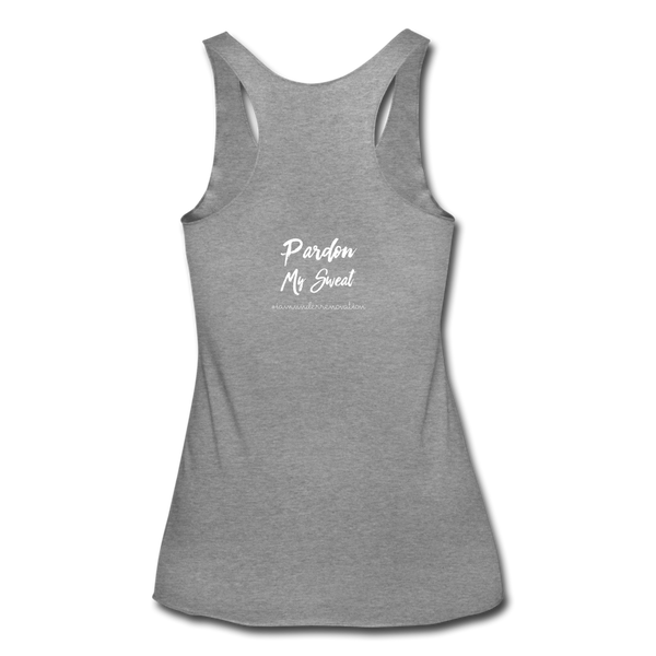 Women’s Tri-Blend Racerback Tank - heather gray