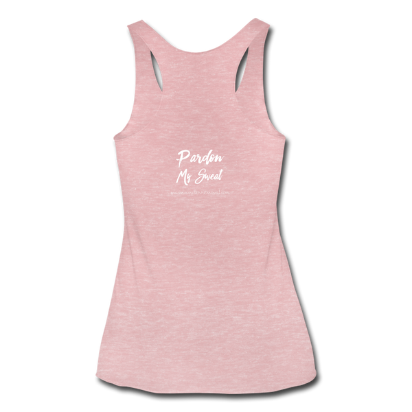 Women’s Tri-Blend Racerback Tank - heather dusty rose